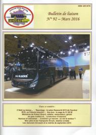 Couverture du bulletin n°92 – Mars 2016 Photo illustrant l'article
