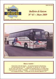 Couverture du bulletin n°65 - Mars 2009 Photo illustrant l'article