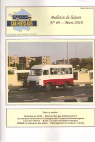 Couverture du bulletin n°69 - Mars 2010 Photo illustrant l'article