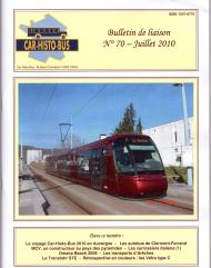 Couverture du bulletin n°70 - Juillet 2010 Photo illustrant l'article