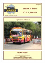 Couverture du bulletin n°81 - Juin 2013 Photo illustrant l'article
