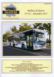 Couverture du bulletin n°91 – Décembre 2015 Photo illustrant l'article